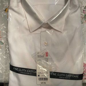 Uniqlo Slim Fit Easy Care Stretch Slim Fit Long Sl